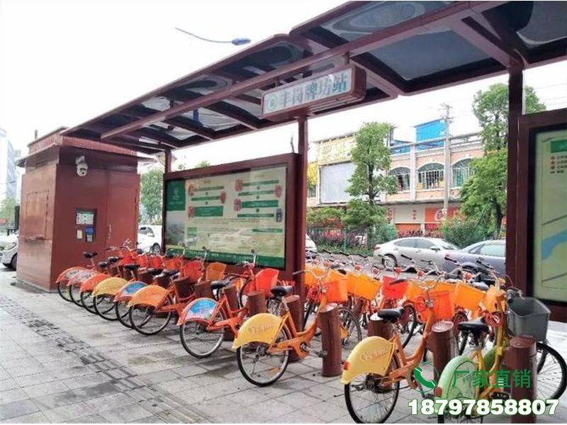 白水县公共自行车停放亭