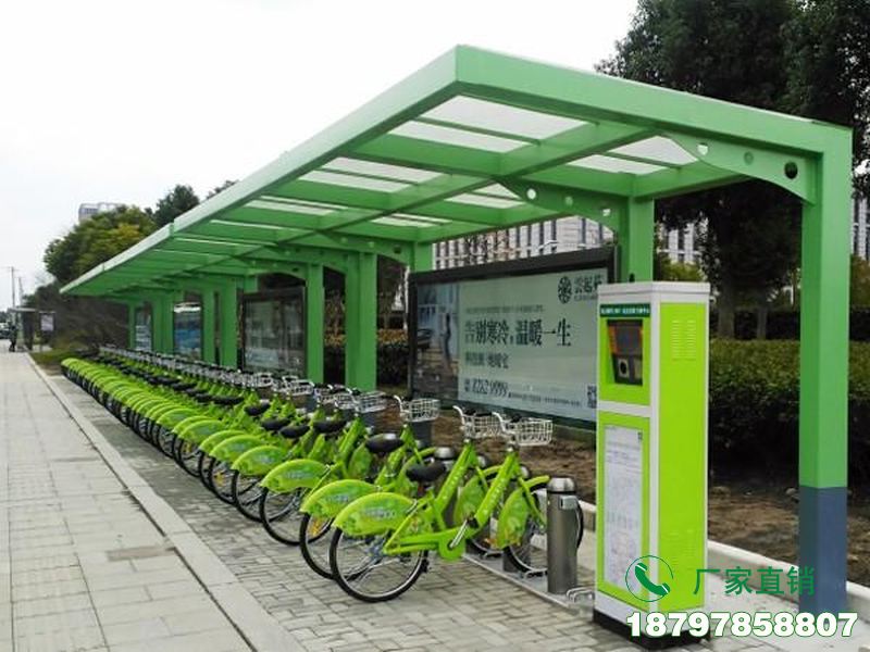 甘泉县城市共享自行车服务亭