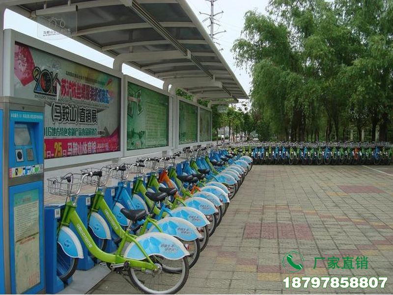 子长县智能共享自行车停放棚